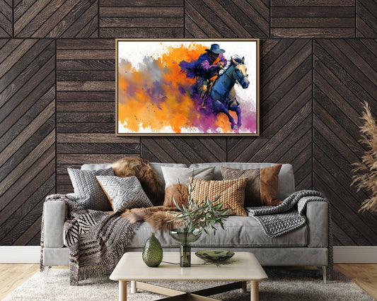 Cowboy in Full Color Burst