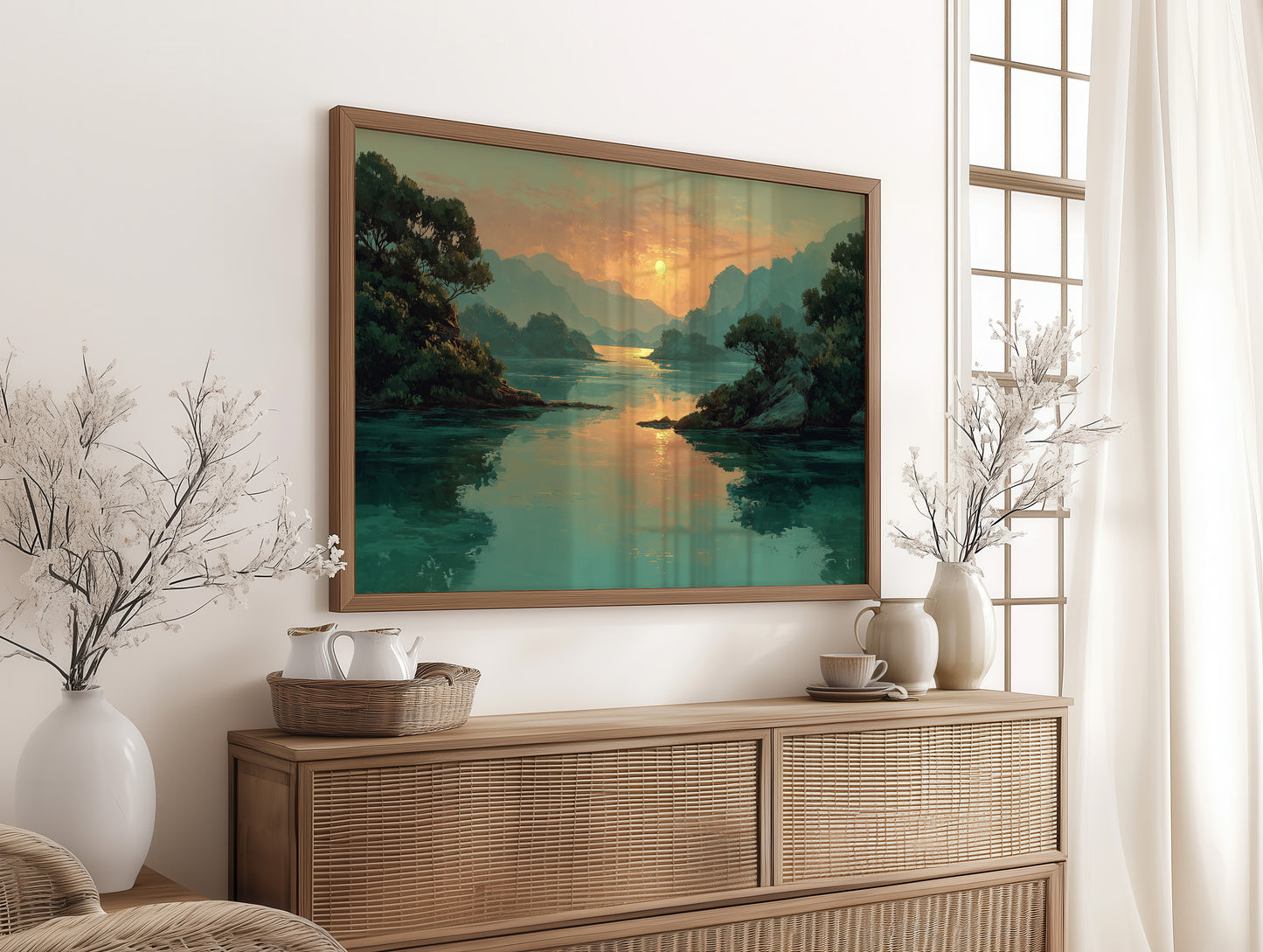 Sunset on Still Water