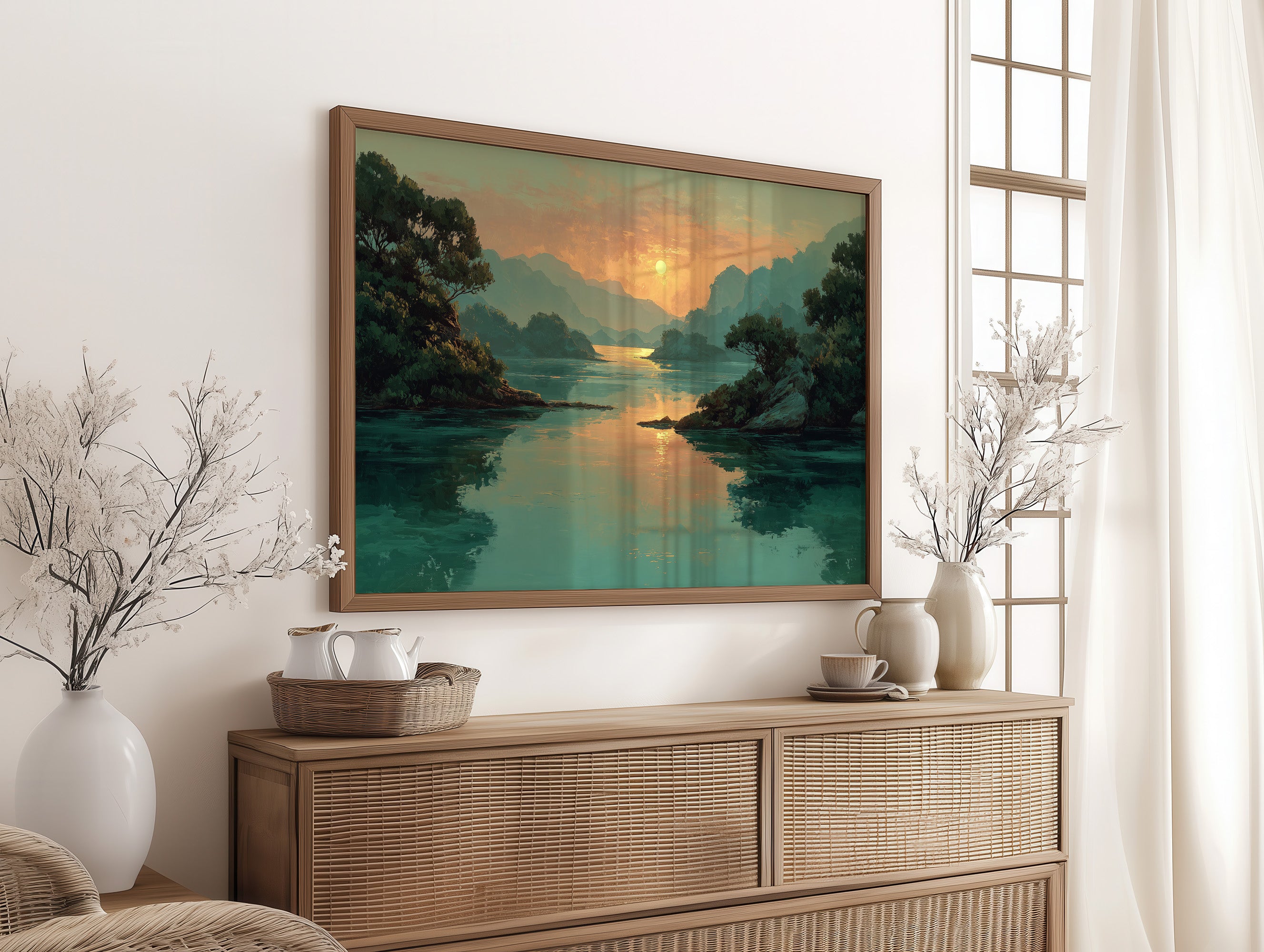 Sunset on Still Water