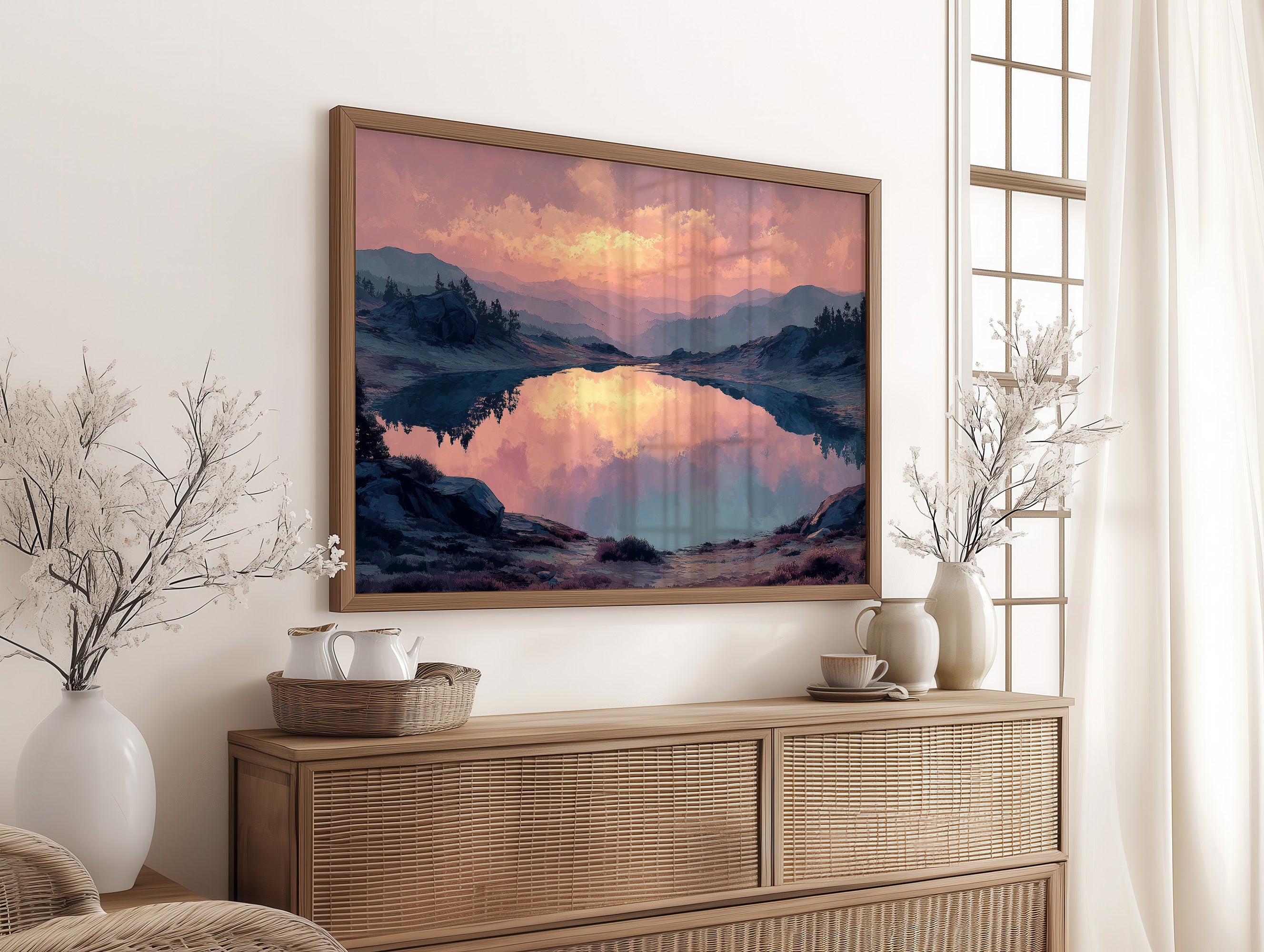 Alpine Lake at Daybreak