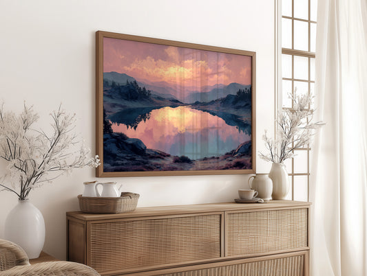 Alpine Lake at Daybreak