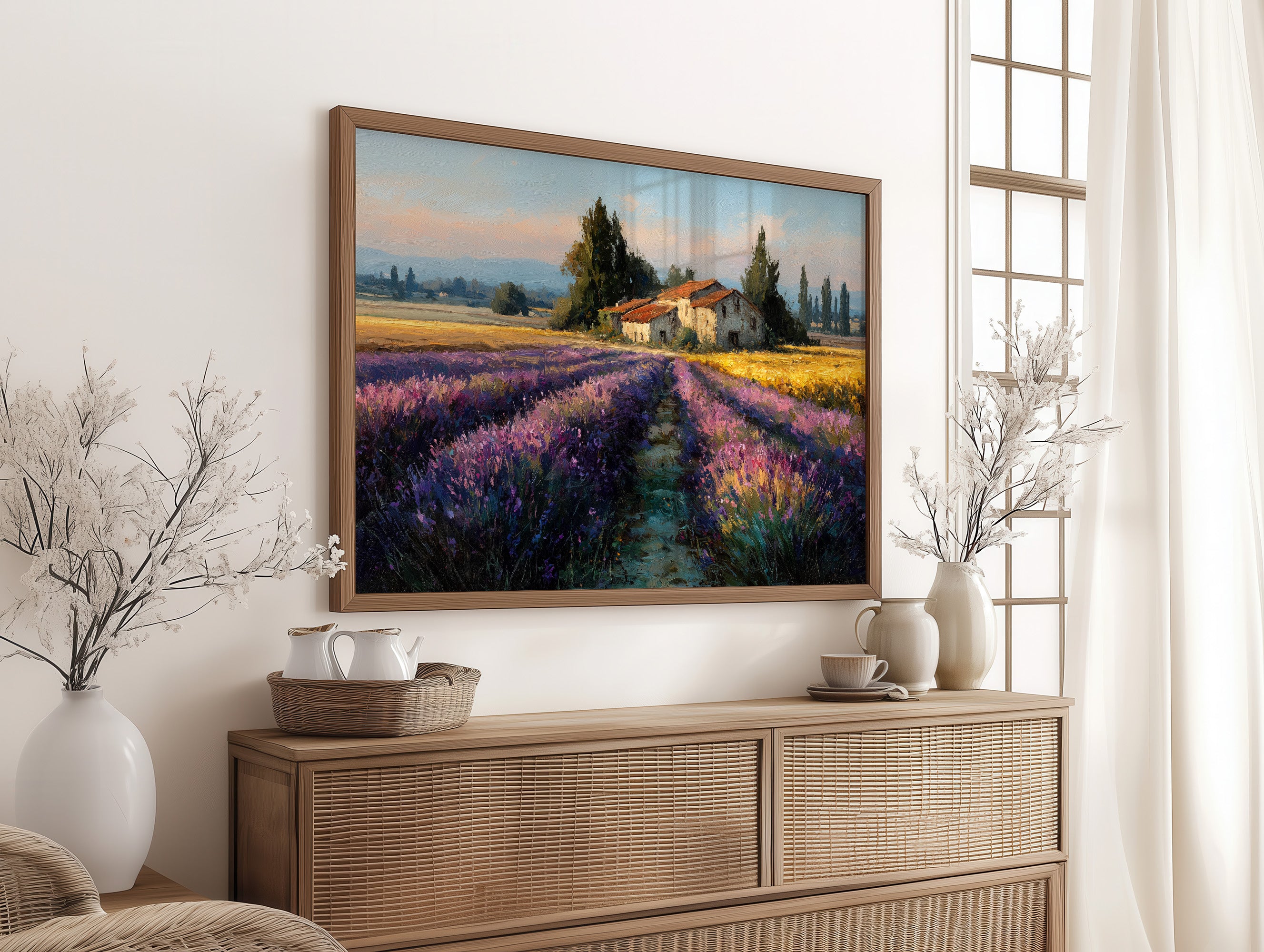 Provence Lavender at Golden Hour