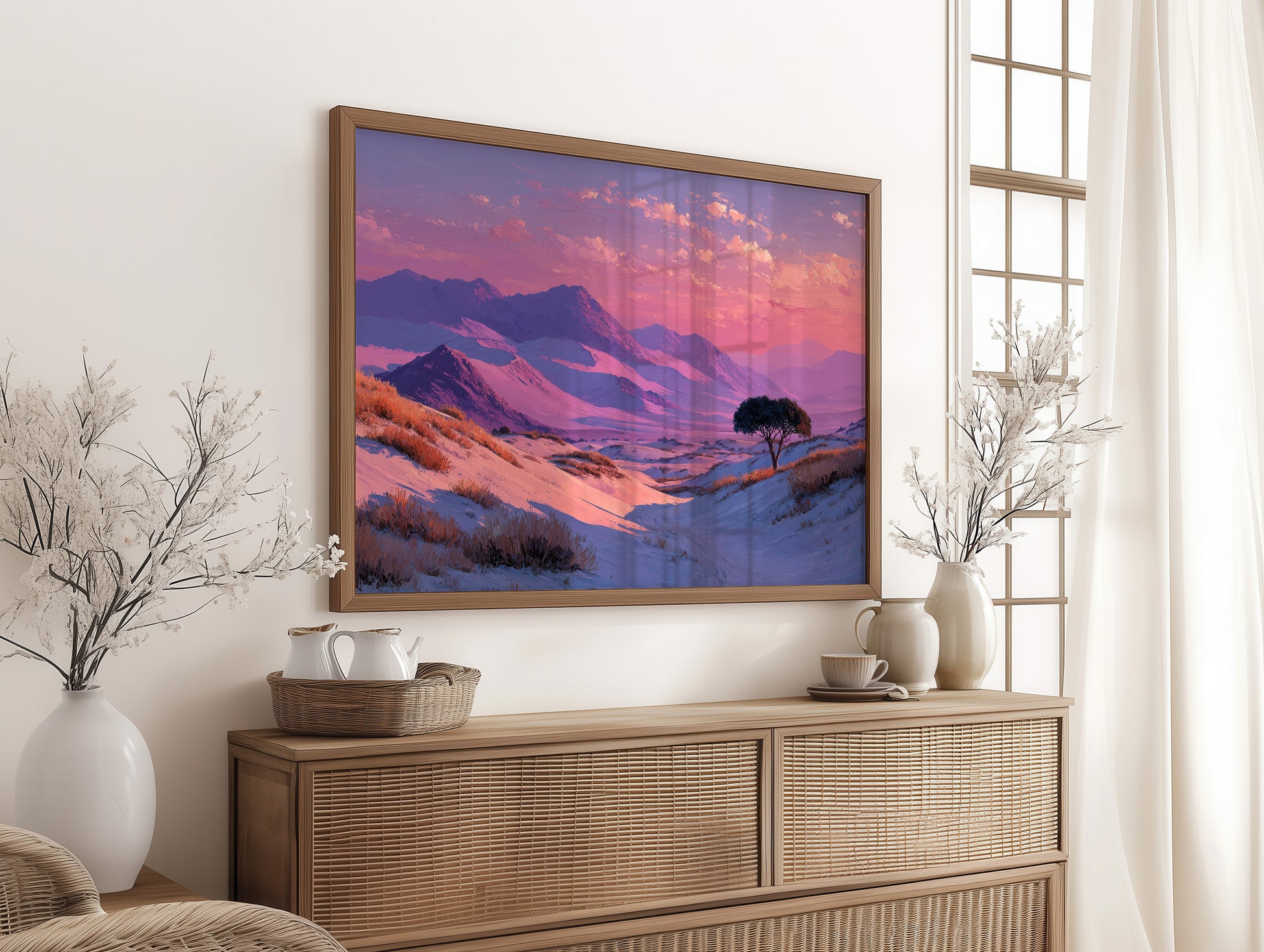 Rose Light Over the Dunes