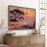 Savanna at Golden Dusk