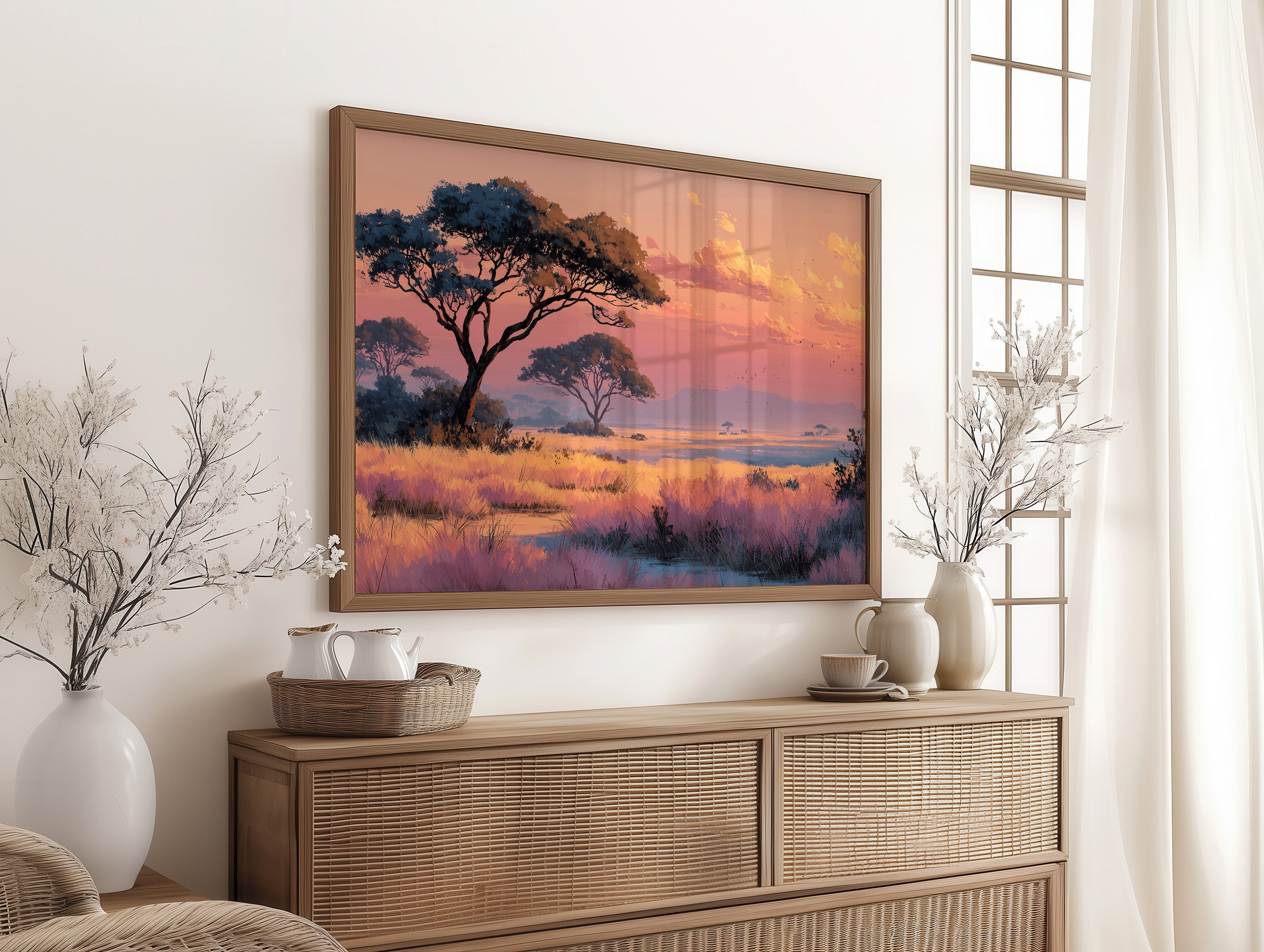 Savanna at Golden Dusk