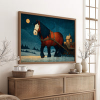 The Cart Horse's Moonlit Walk