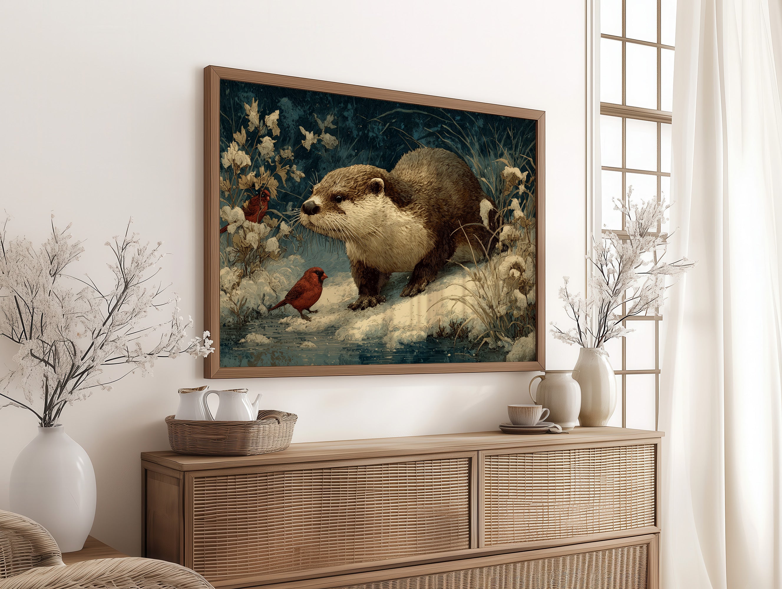 The Otter and the Cardinals
