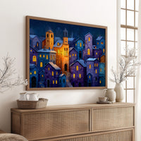 Old Town, Snowbound Night