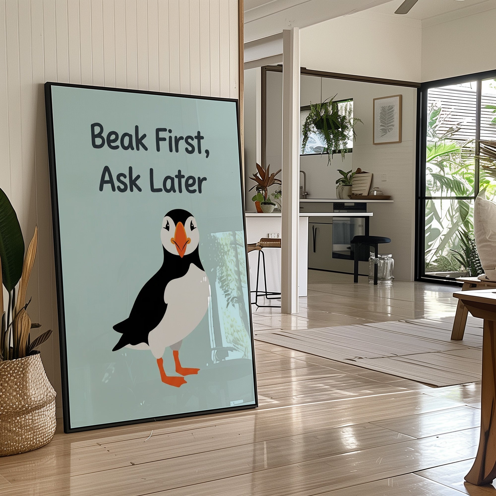 Beak First Ask Later
