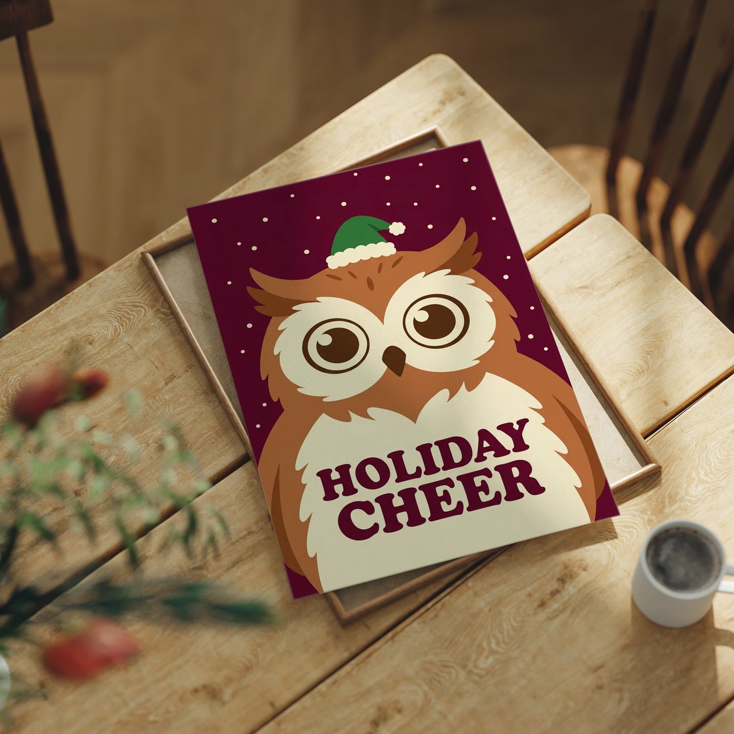 Owl's Holiday Cheer