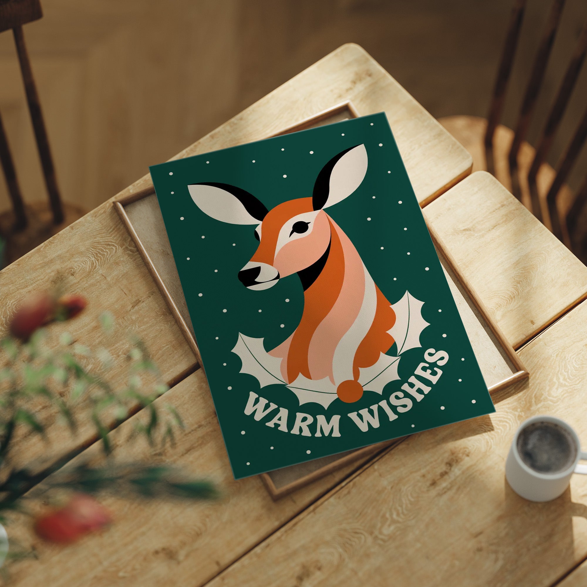 Modernist Deer Portrait