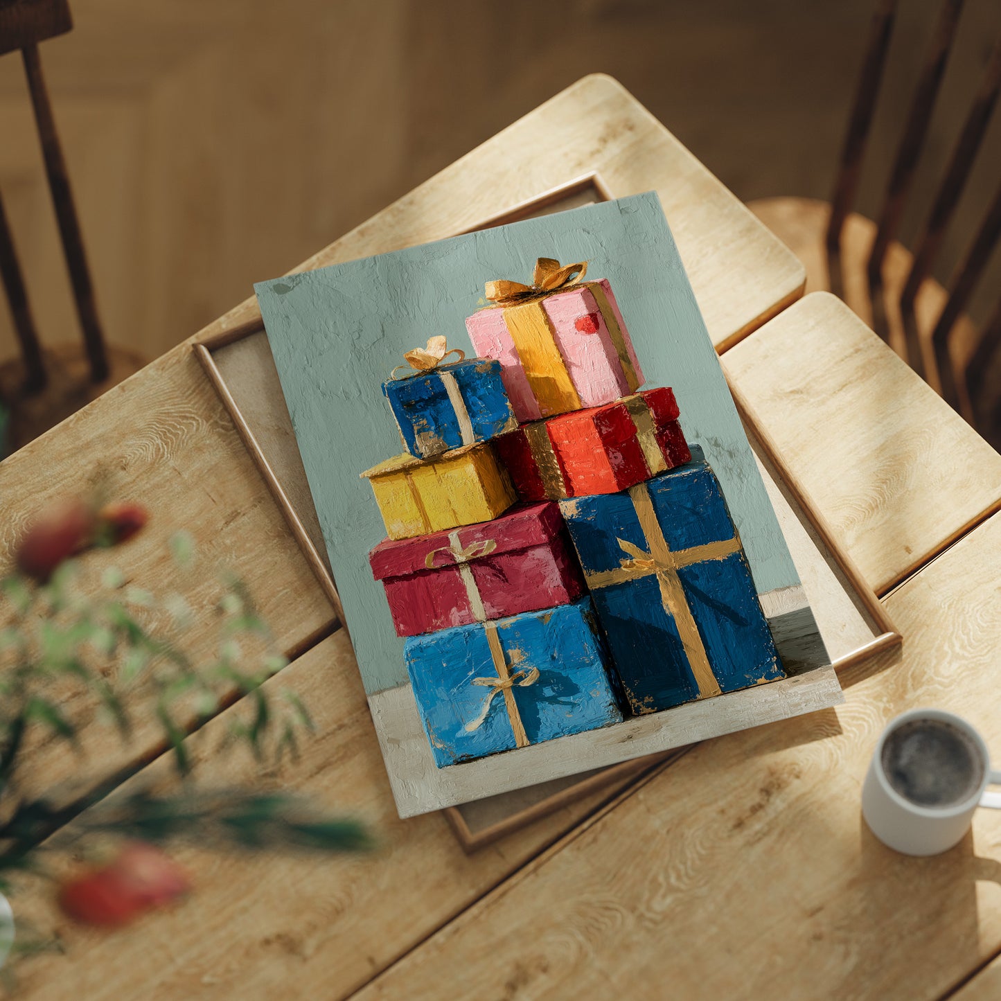 Stacked Gifts of Joy