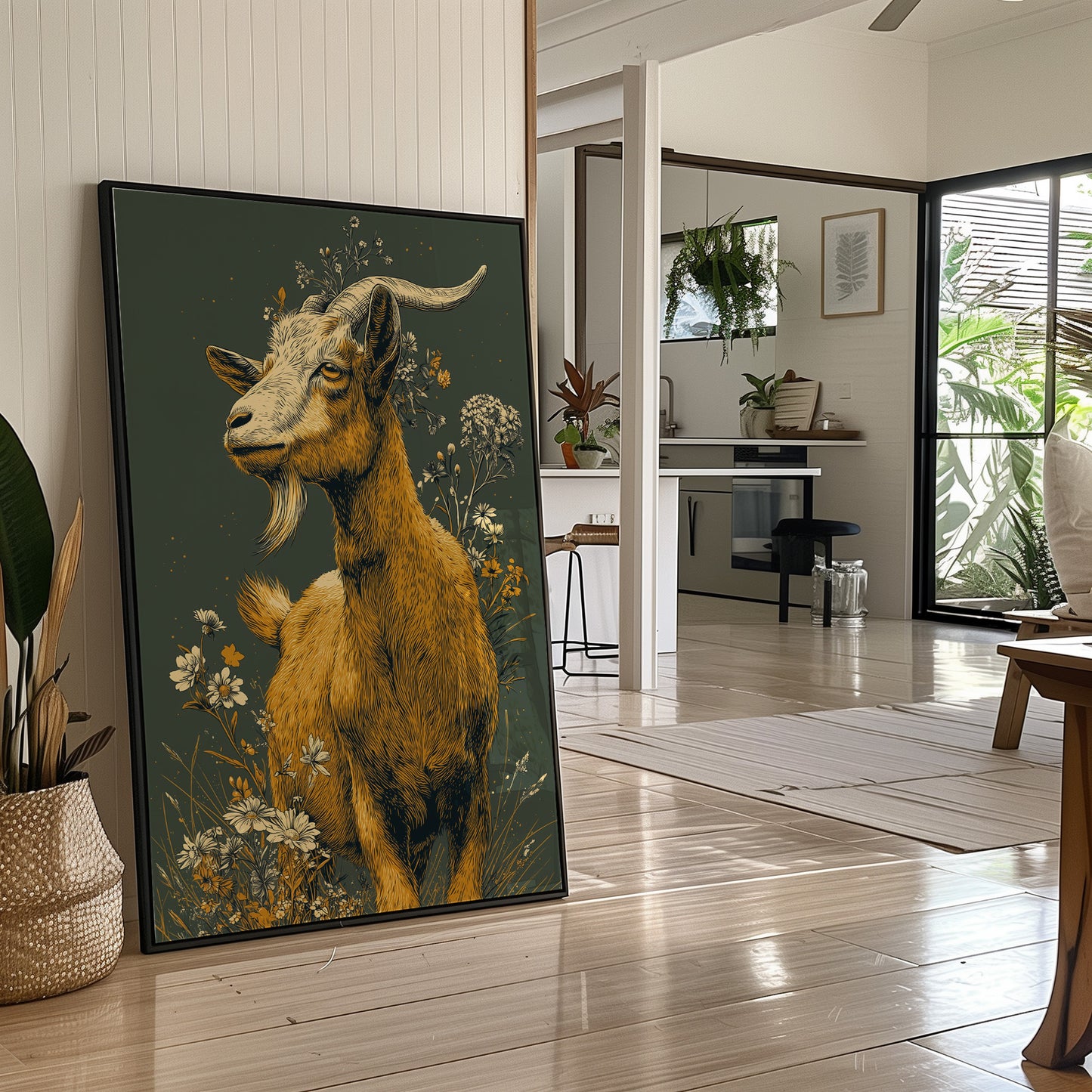 Bearded Goat in Bloom