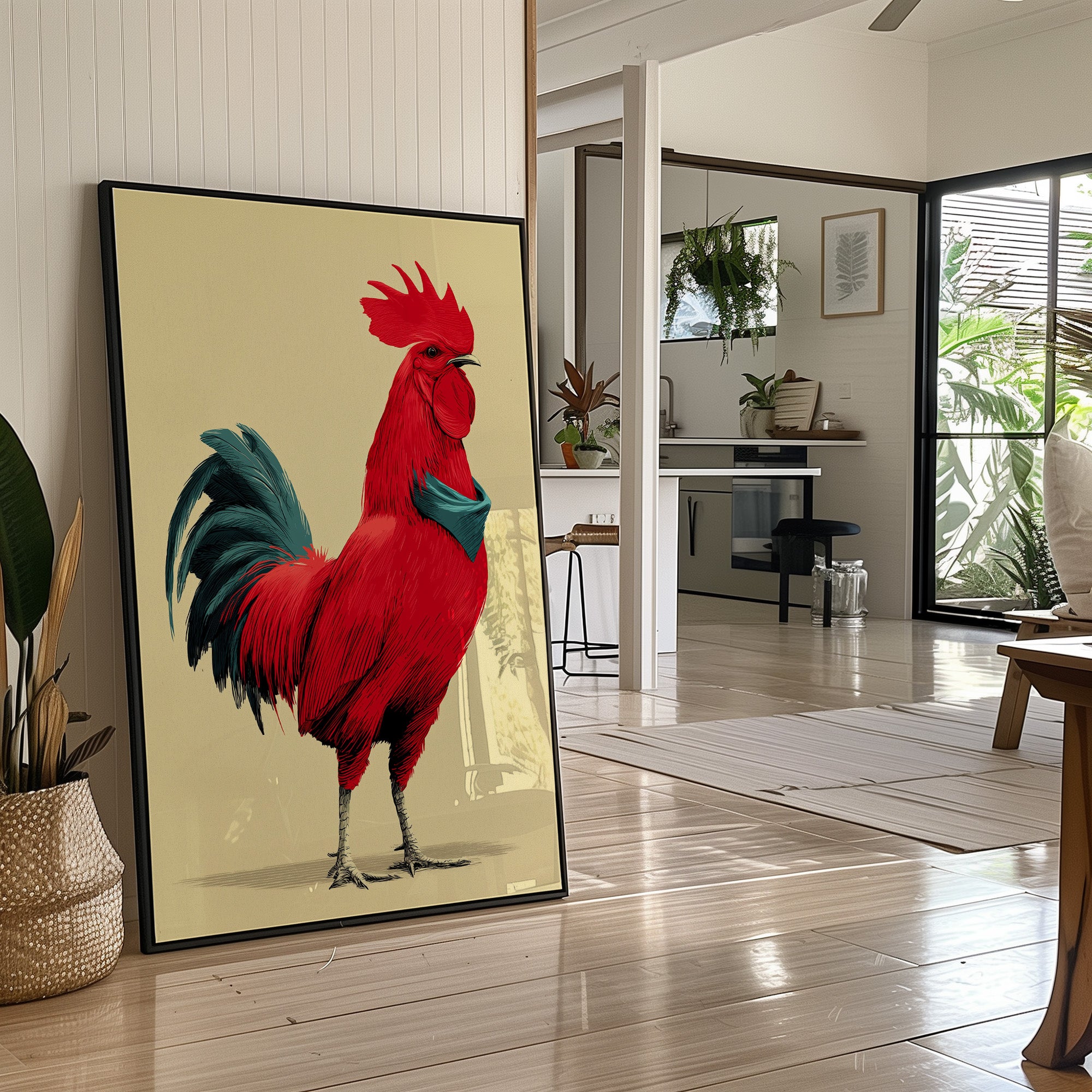 Scarlet Rooster Stance