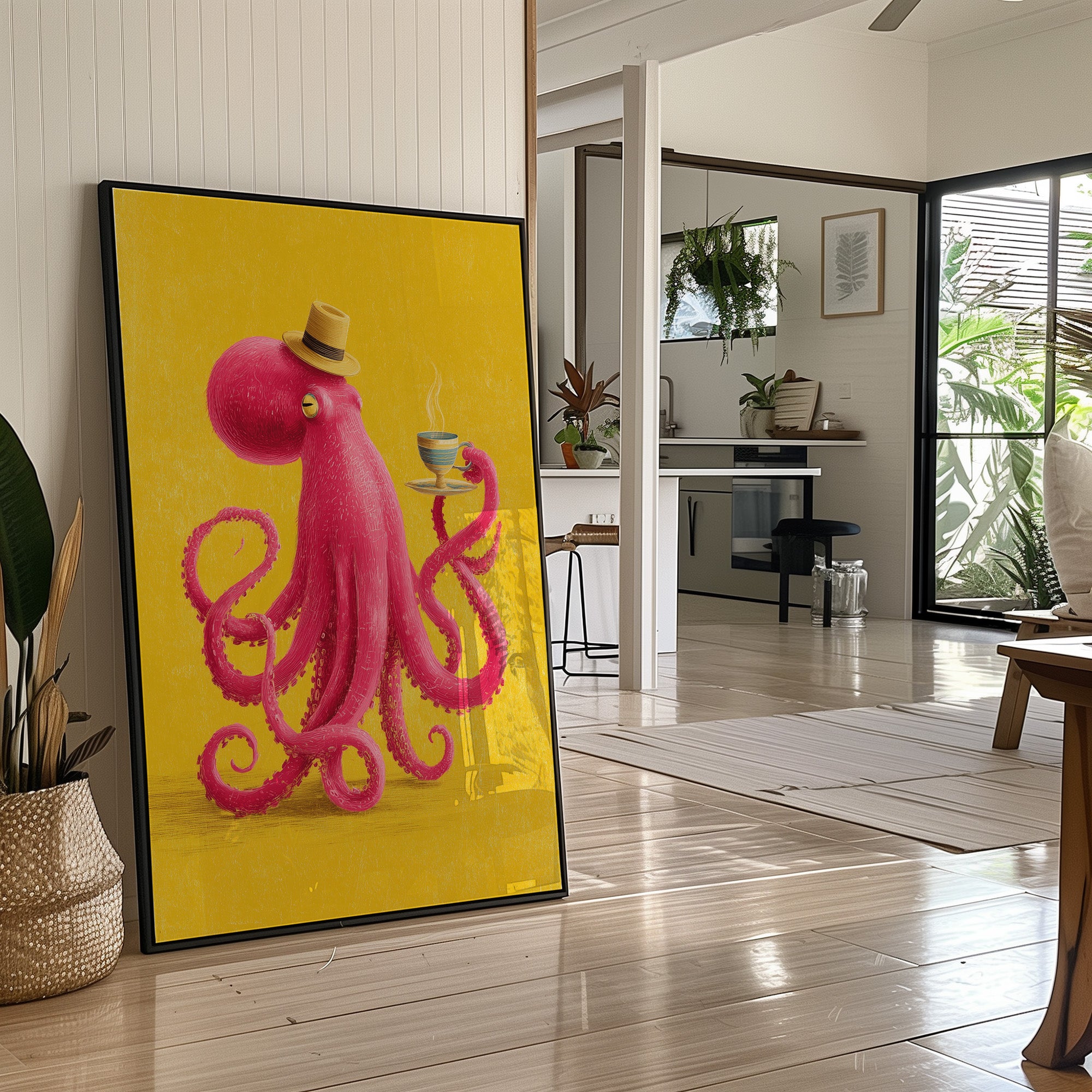 Octopus, Top Hat, Tea Time