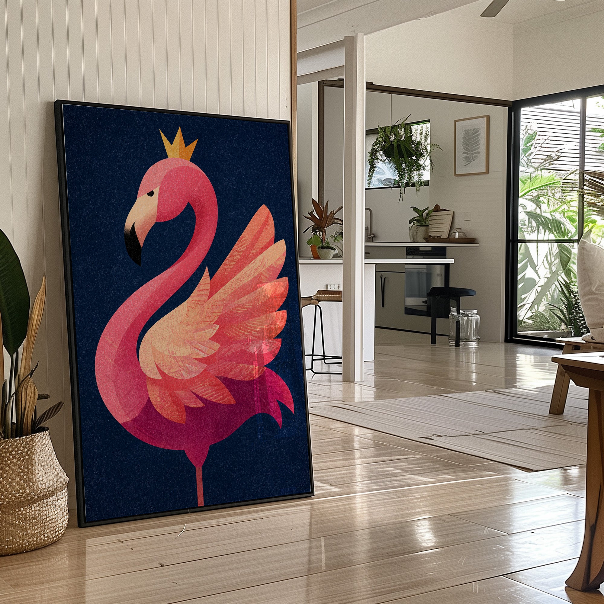 Flamingo Queen, Feathered Crown