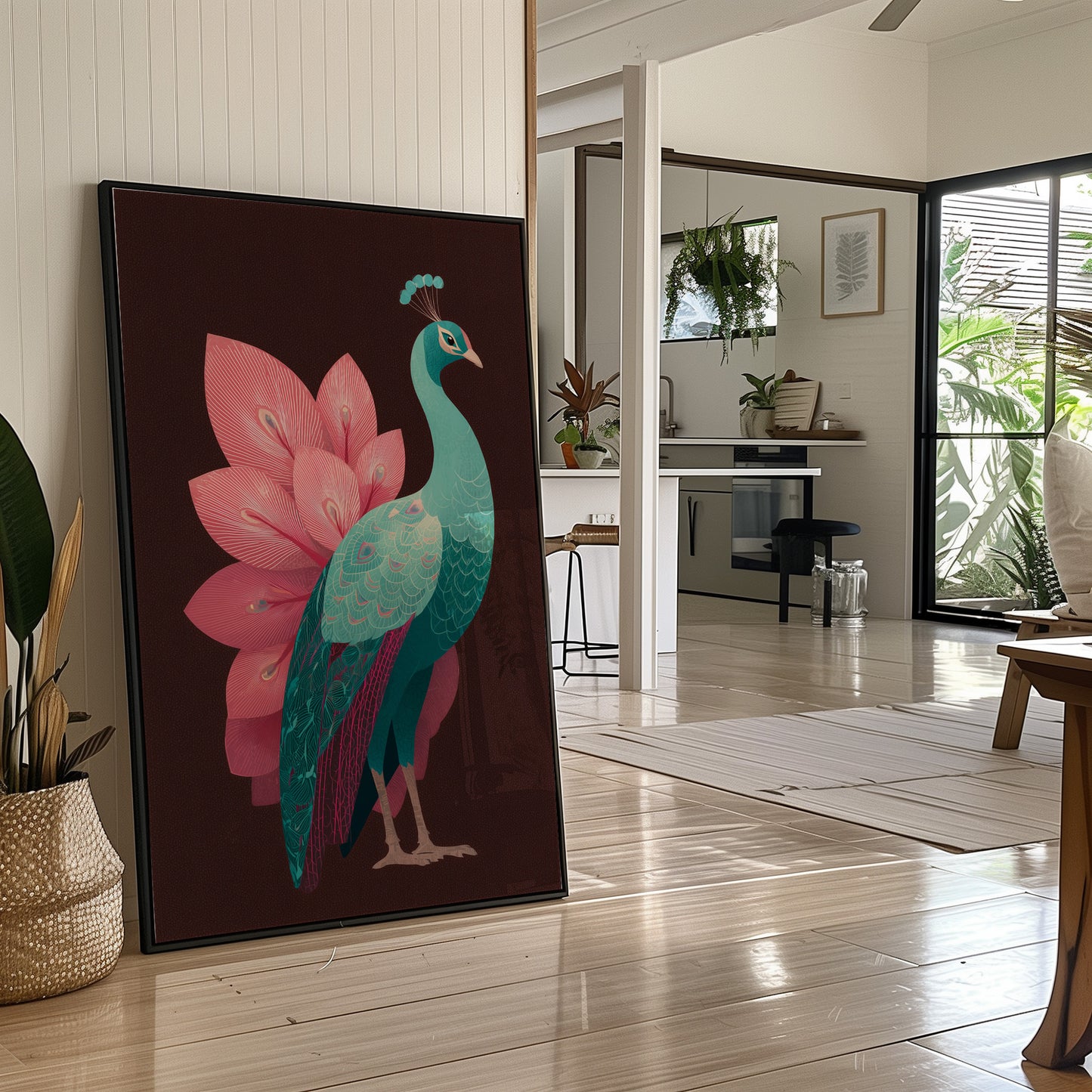 Peacock in Full Bloom