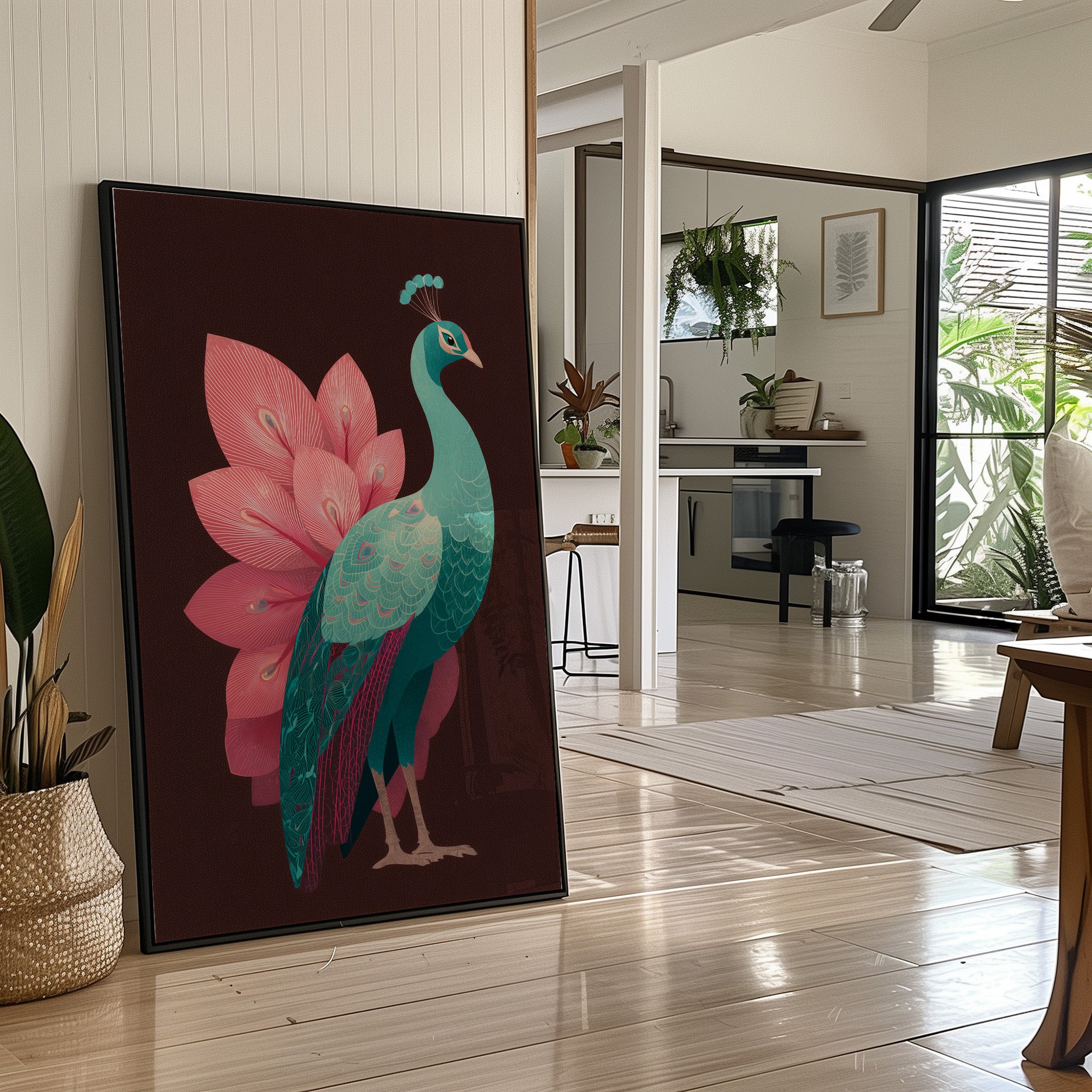Peacock in Full Bloom
