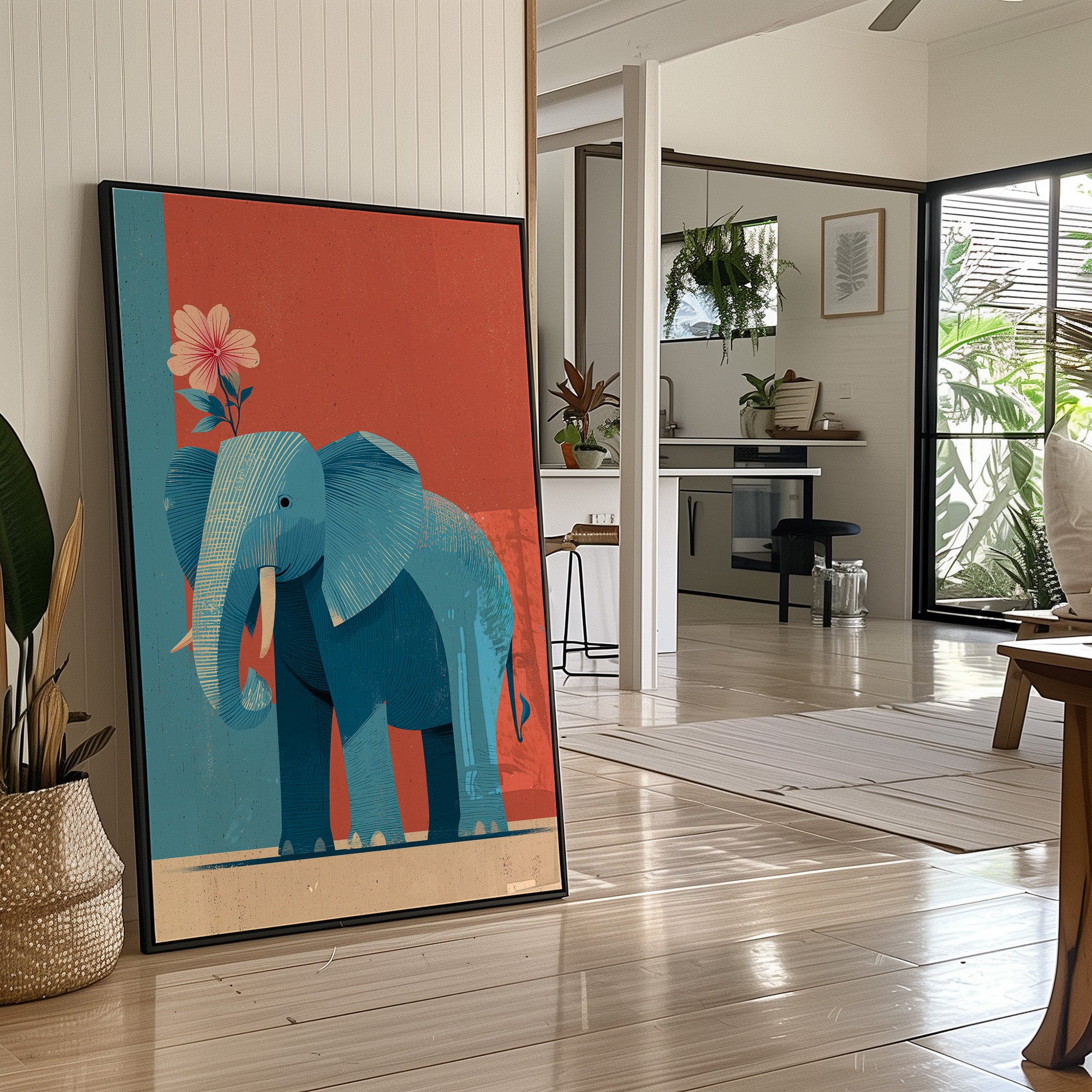Blue Elephant, Blossom Trunk