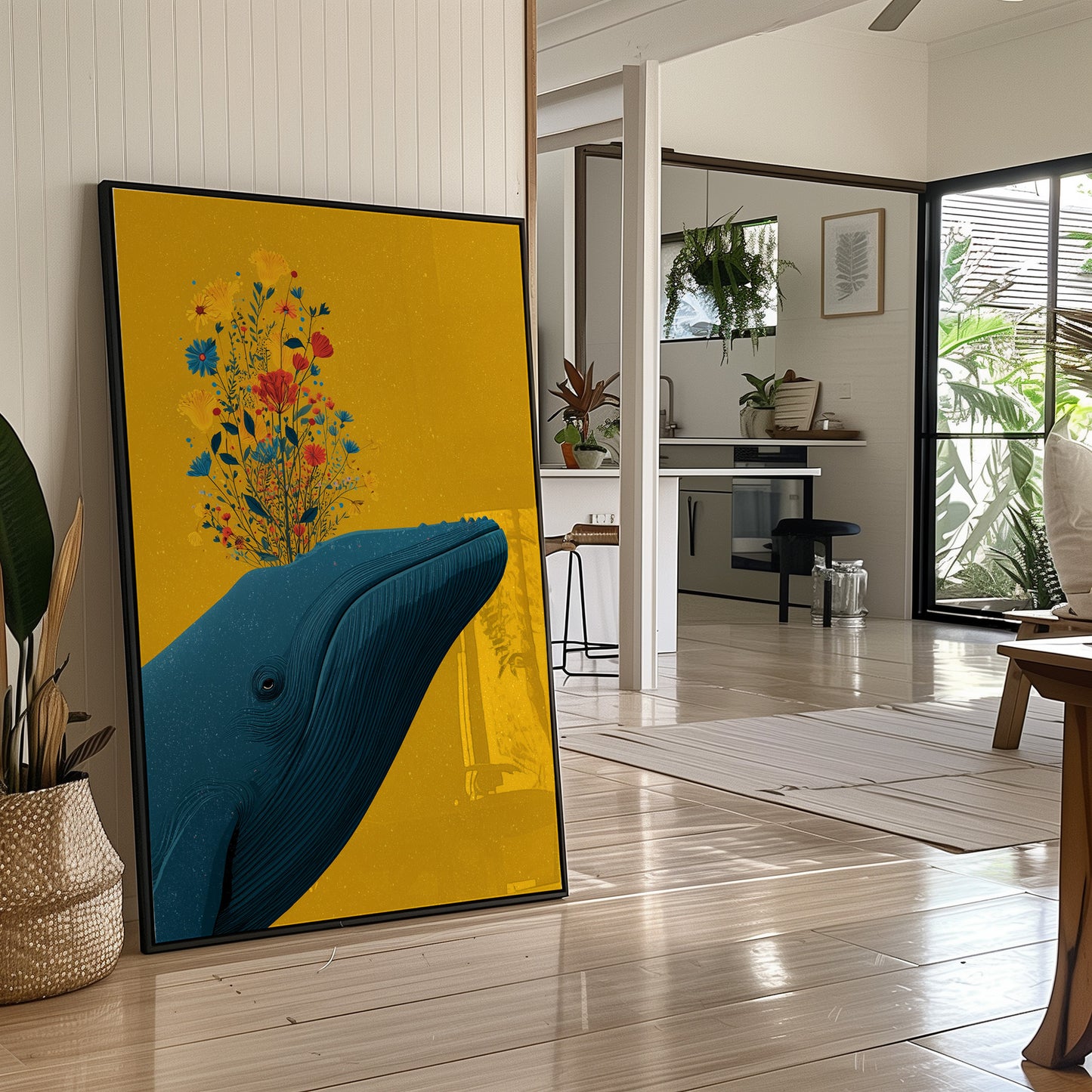 Whale Blooming Wildflowers