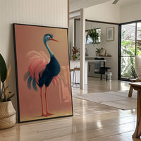 Sleepy Ostrich, Feathers Aflutter