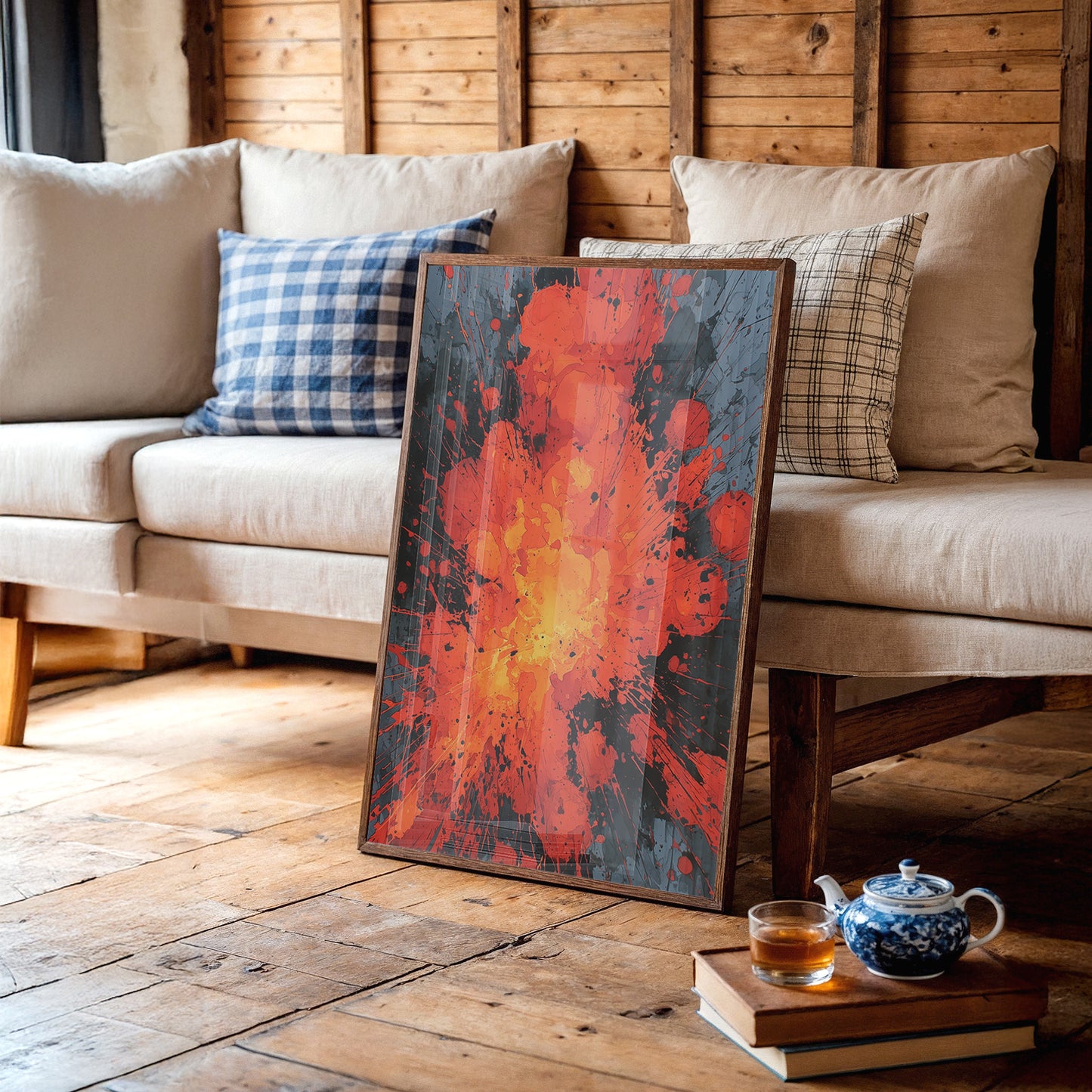 Combustion, Red and Gold
