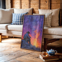 Cowboy's Fireside Serenade
