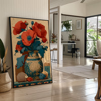 Poppies and Hedgehog