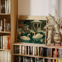 Two Swans, Winter Garden