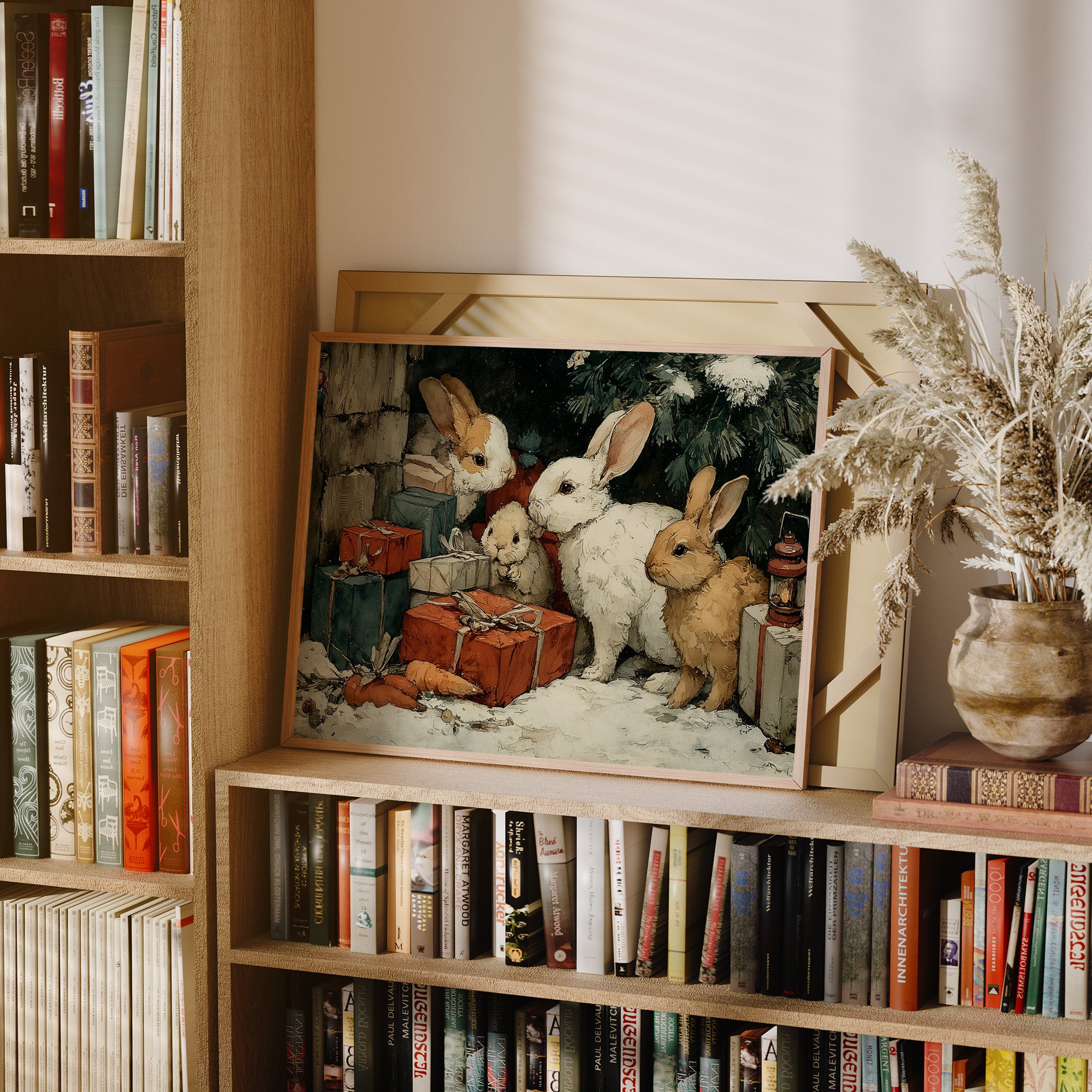 Bunnies Under the Tree