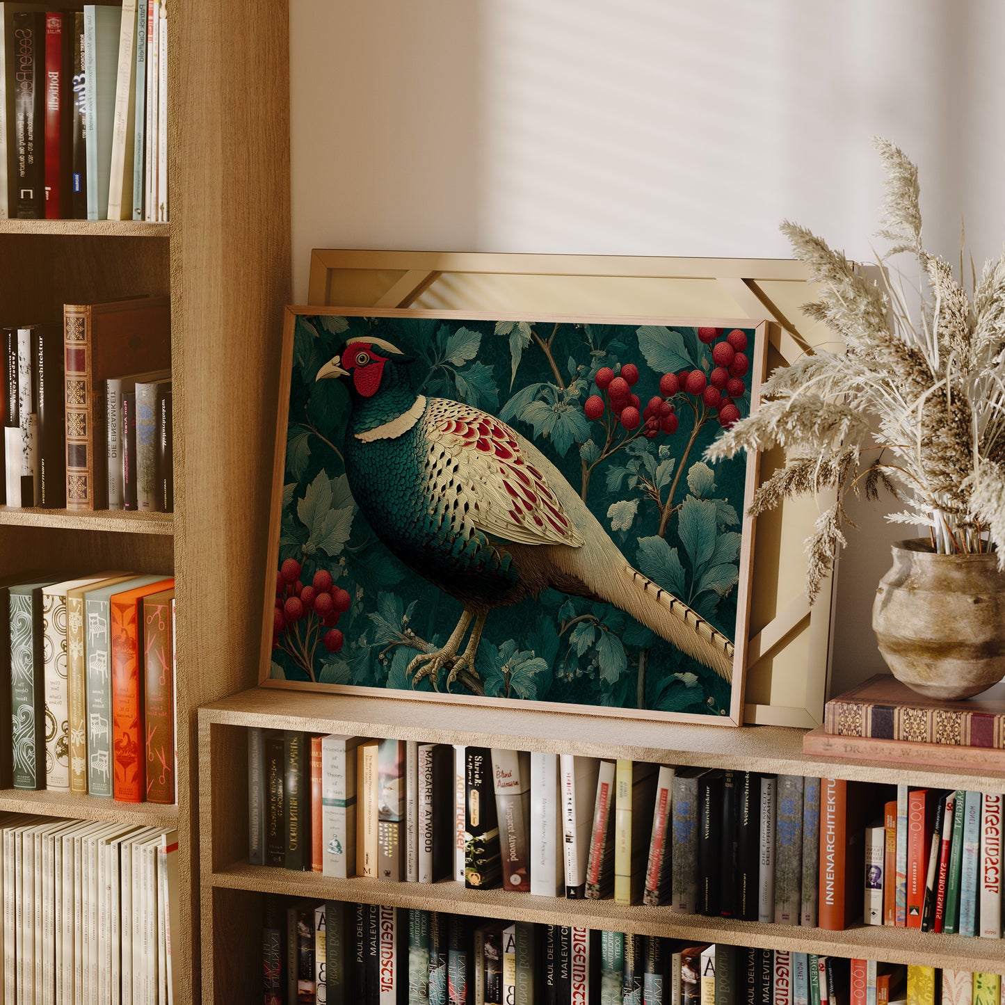 Pheasant Among the Holly