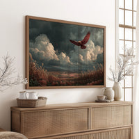 Eagle Over the Autumn Valley