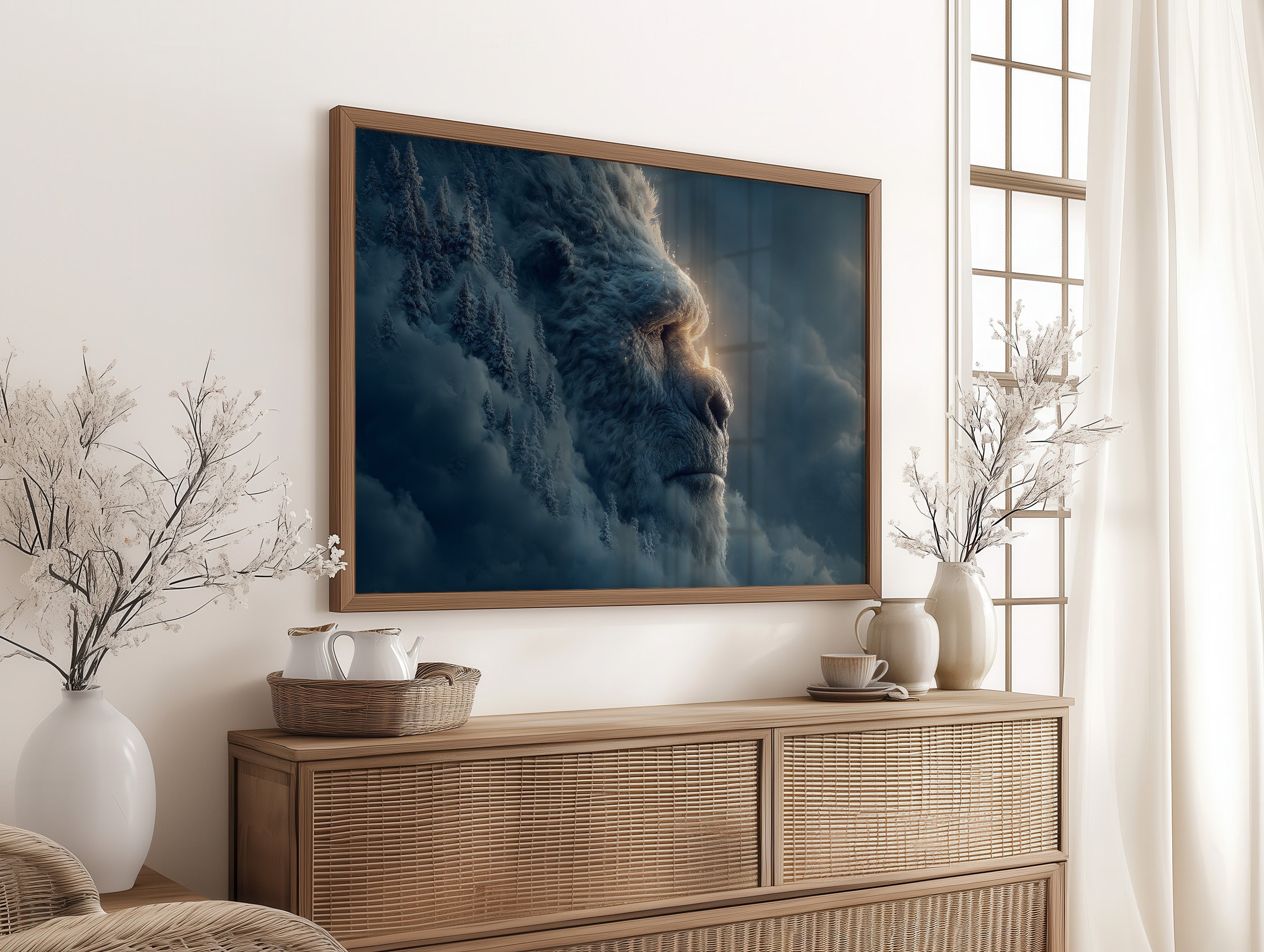 The Winter Mountain Wakes