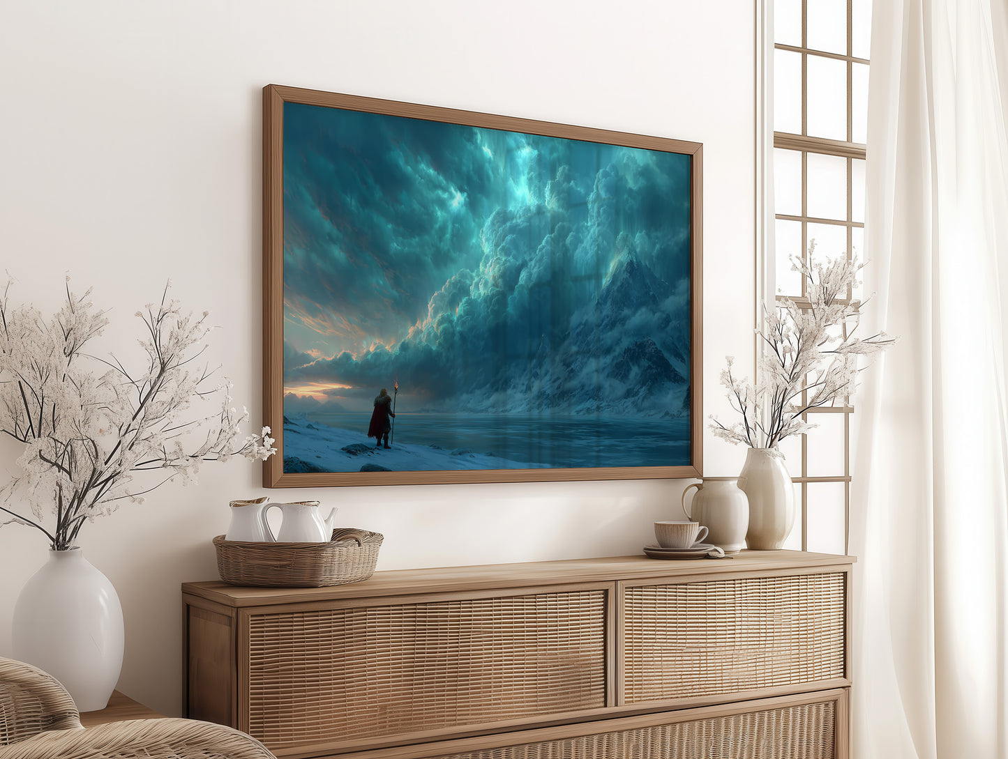 Wanderer at the Edge of Ice