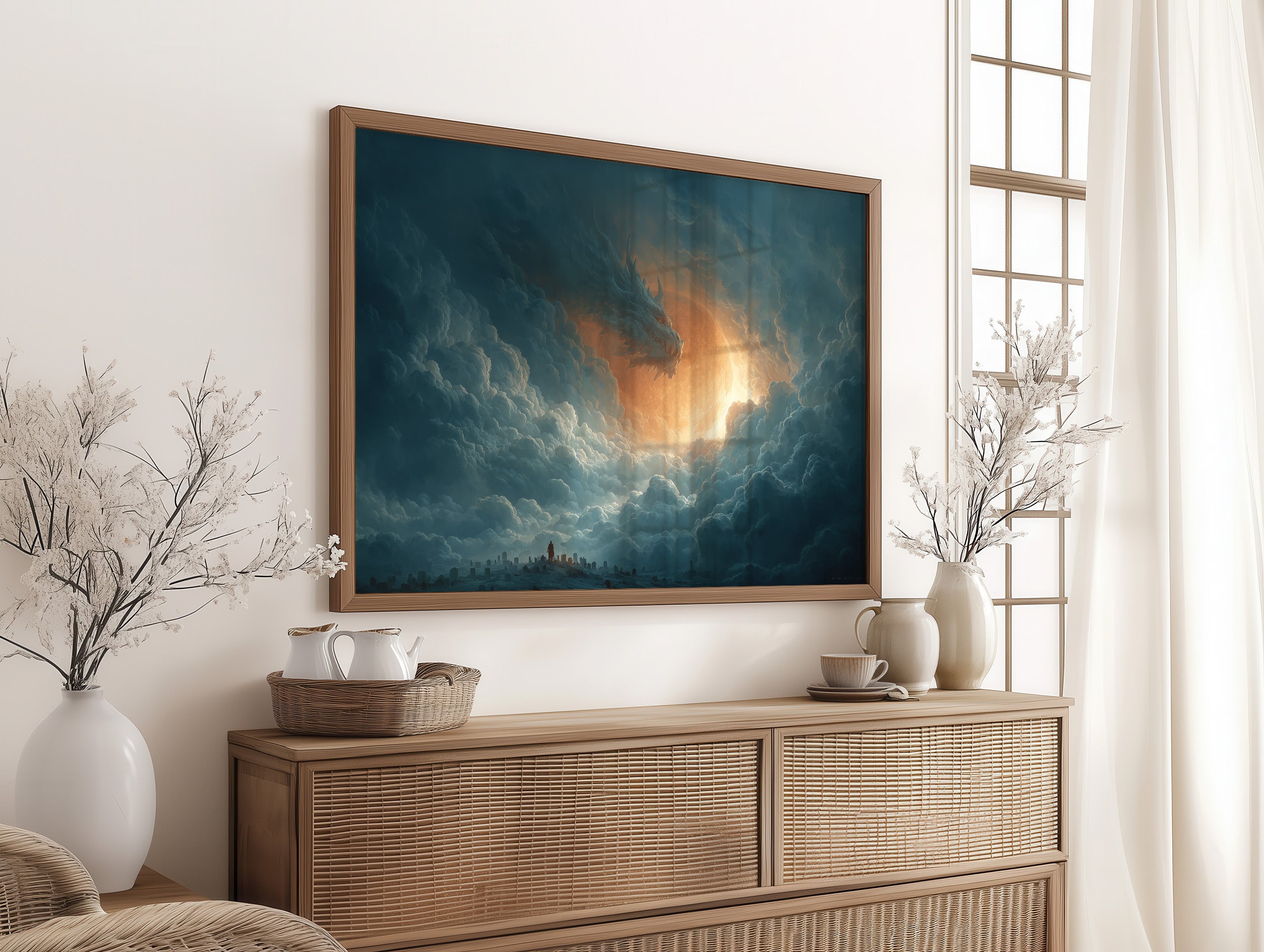 Dragon in the Storm Clouds