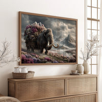 Mammoth's Blossom-Draped Easter Cart