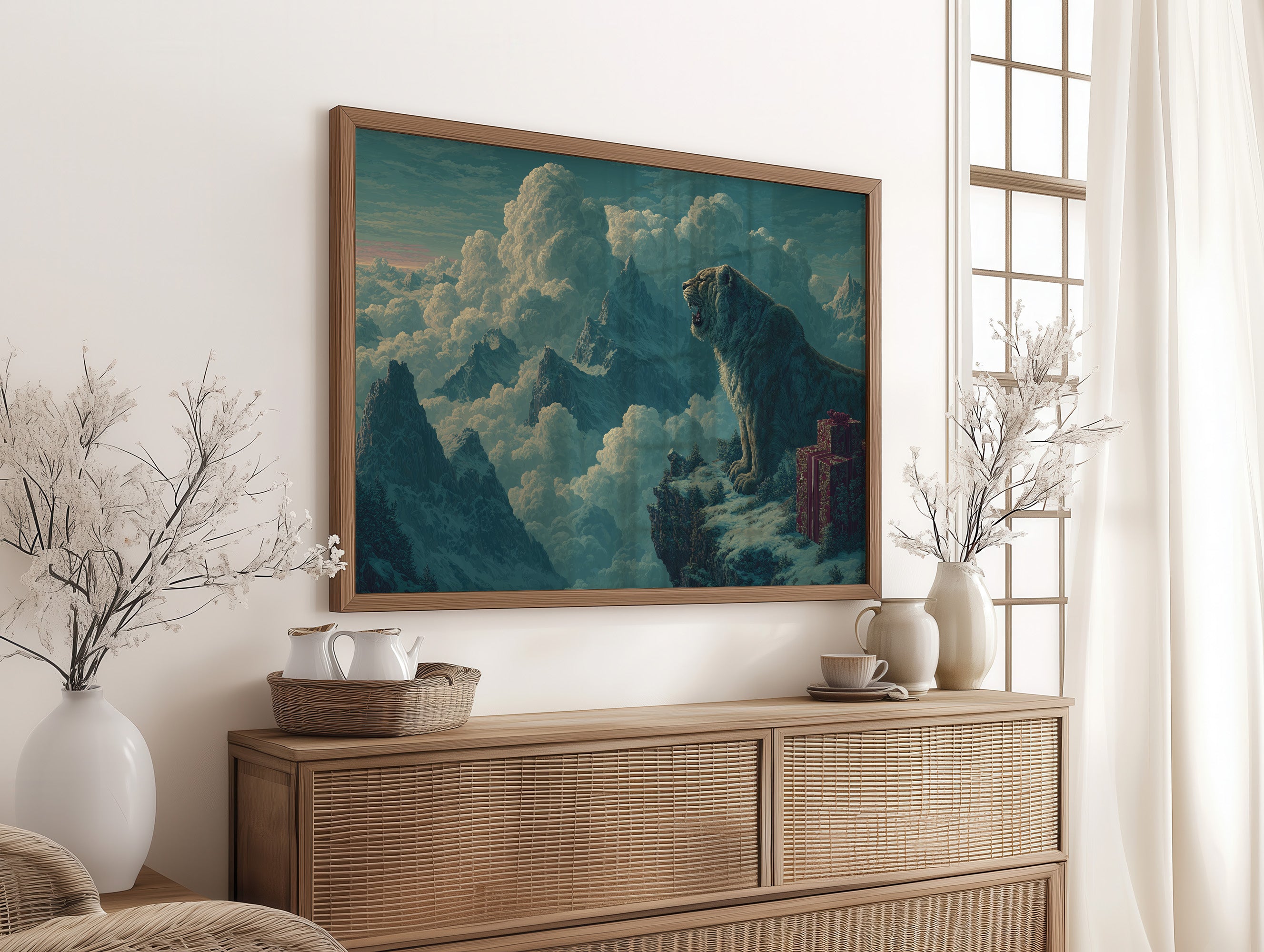 Lion's Roar Above the Peaks