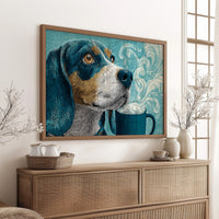 Beagle and the Steaming Mug
