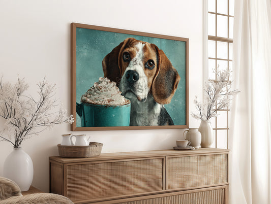 Beagle with Whipped Cocoa