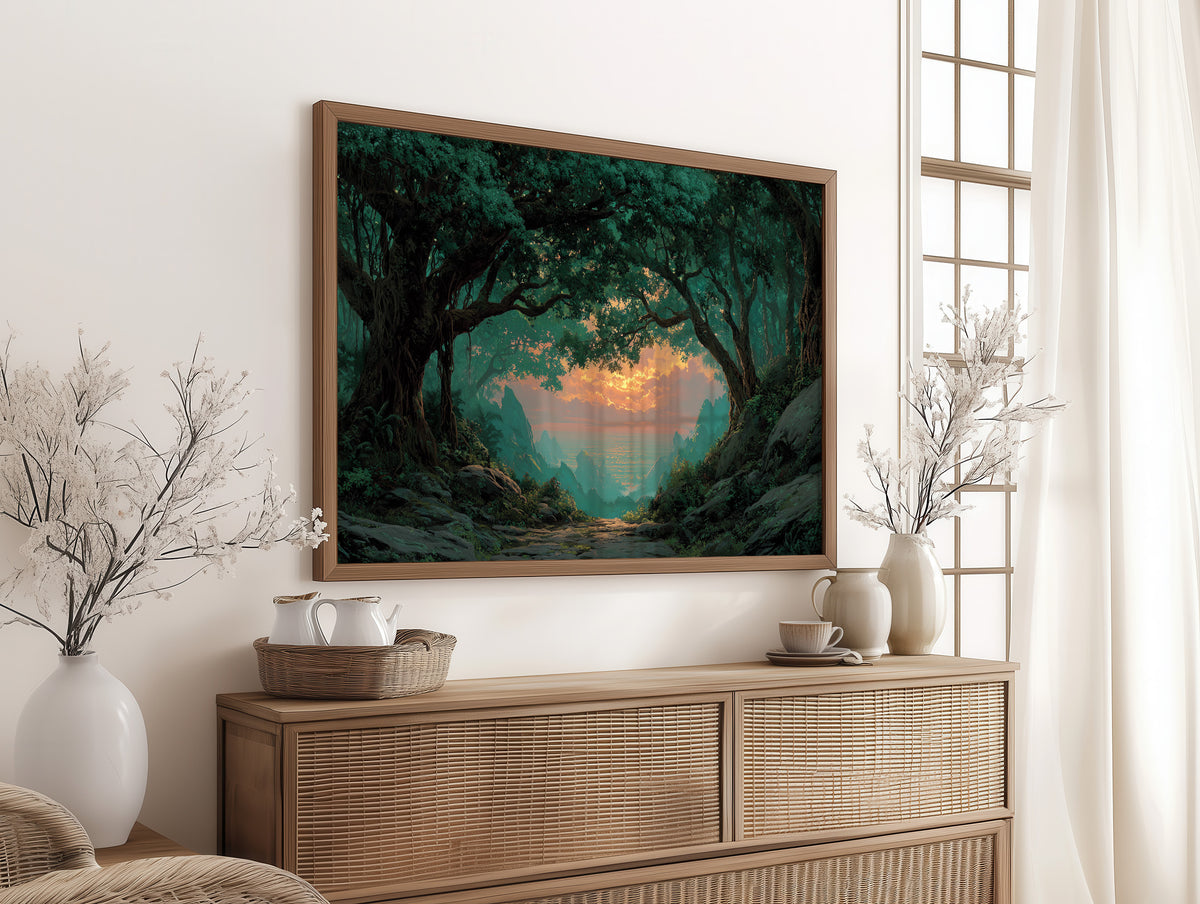 The Trees Framed It Themselves