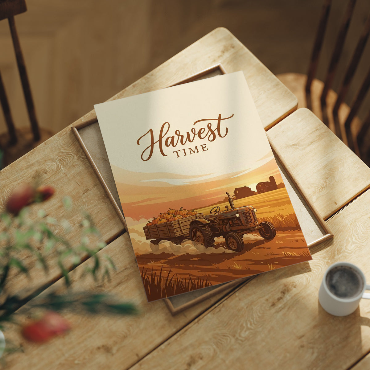 Harvest Time: Tractor Drives Itself