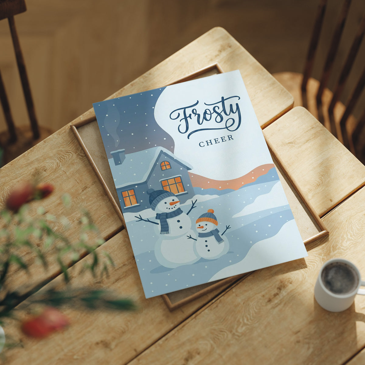 Frosty Cheer: Snow Family Portrait