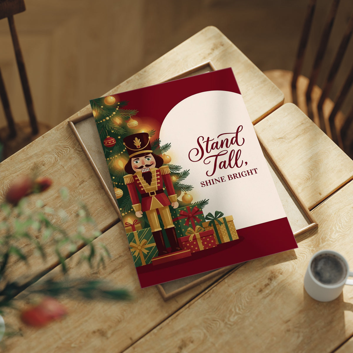 Stand Tall, Shine Bright: Nutcracker on Guard Duty