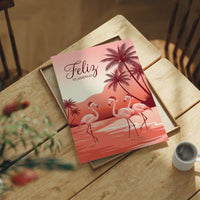 Three Flamingos, Zero Chill, All Festive