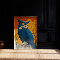 Unimpressed at Sunset: Owl Judges Quietly