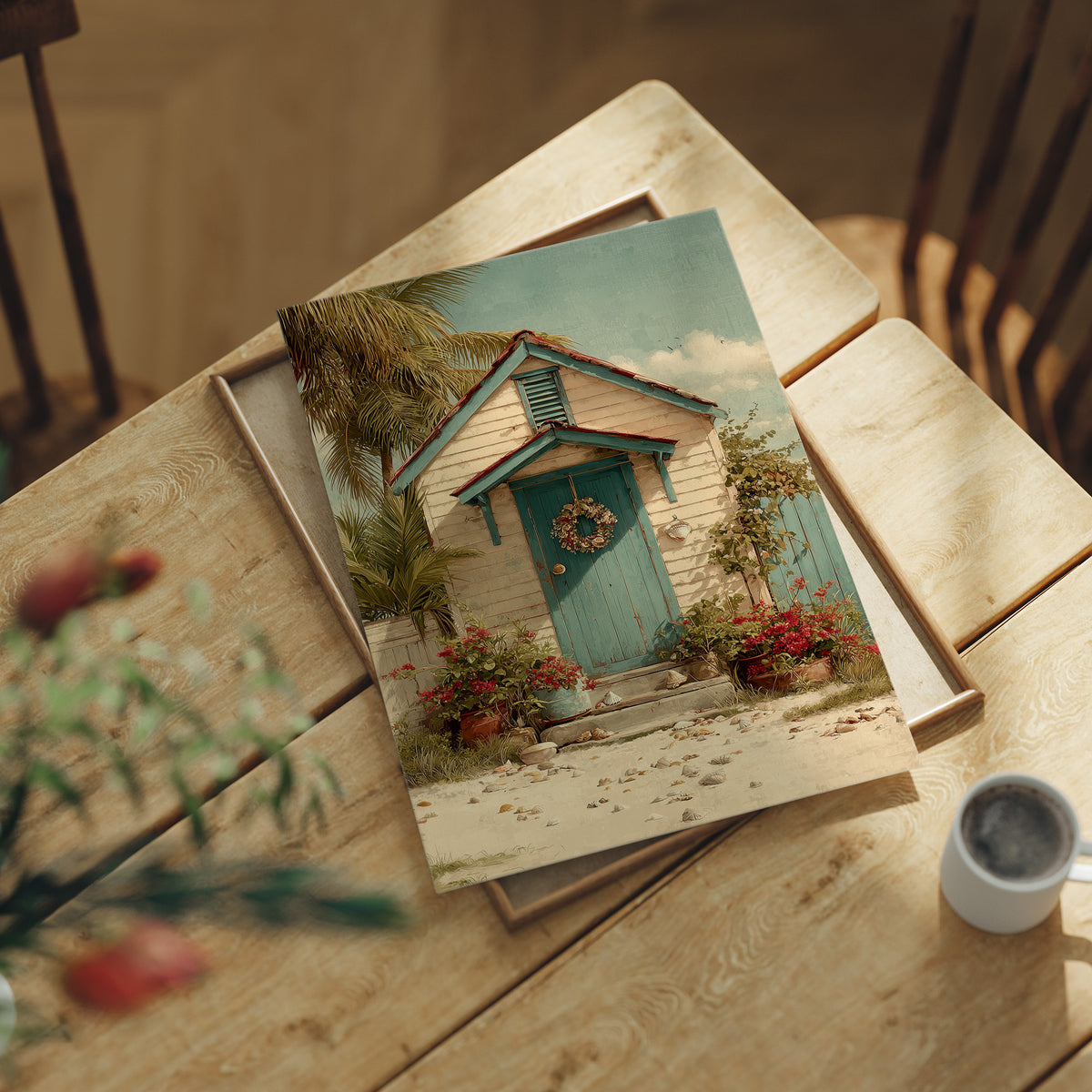 Seashell Wreath: Christmas, Island Edition