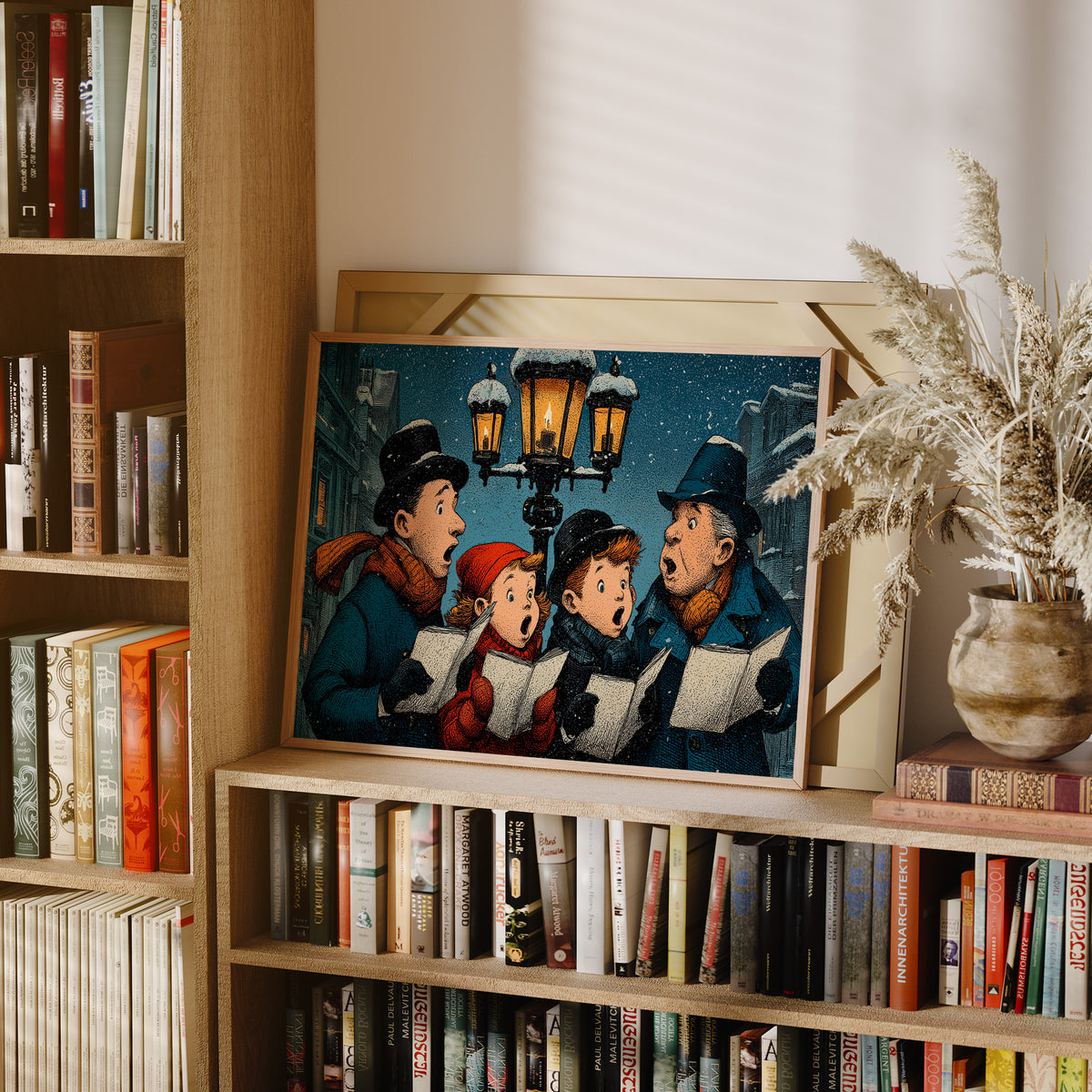 Carolers Hitting the High Note, Barely