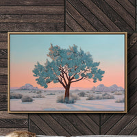 Turquoise Sentinel Guards Desert Dawn