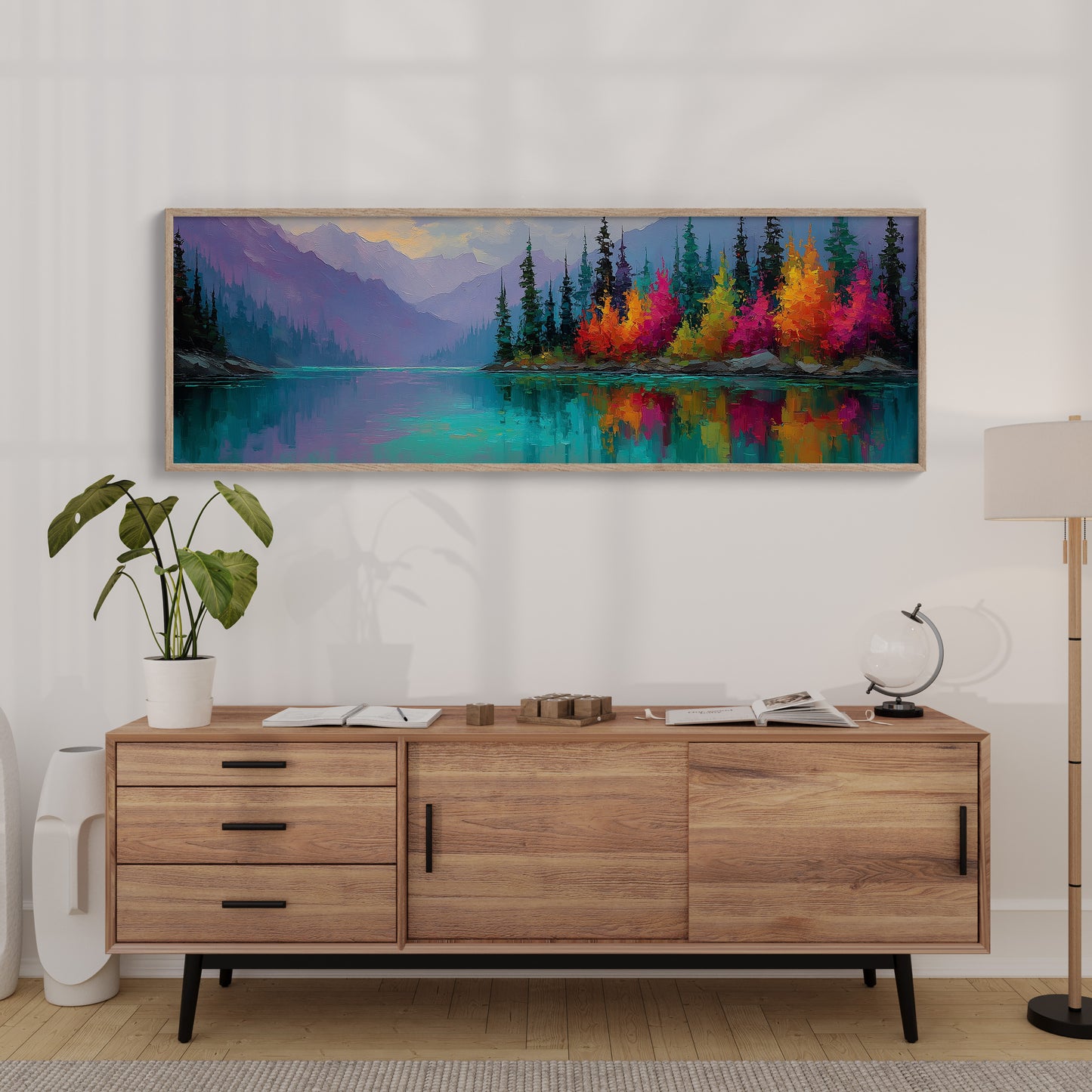 Color Along the Quiet Lake