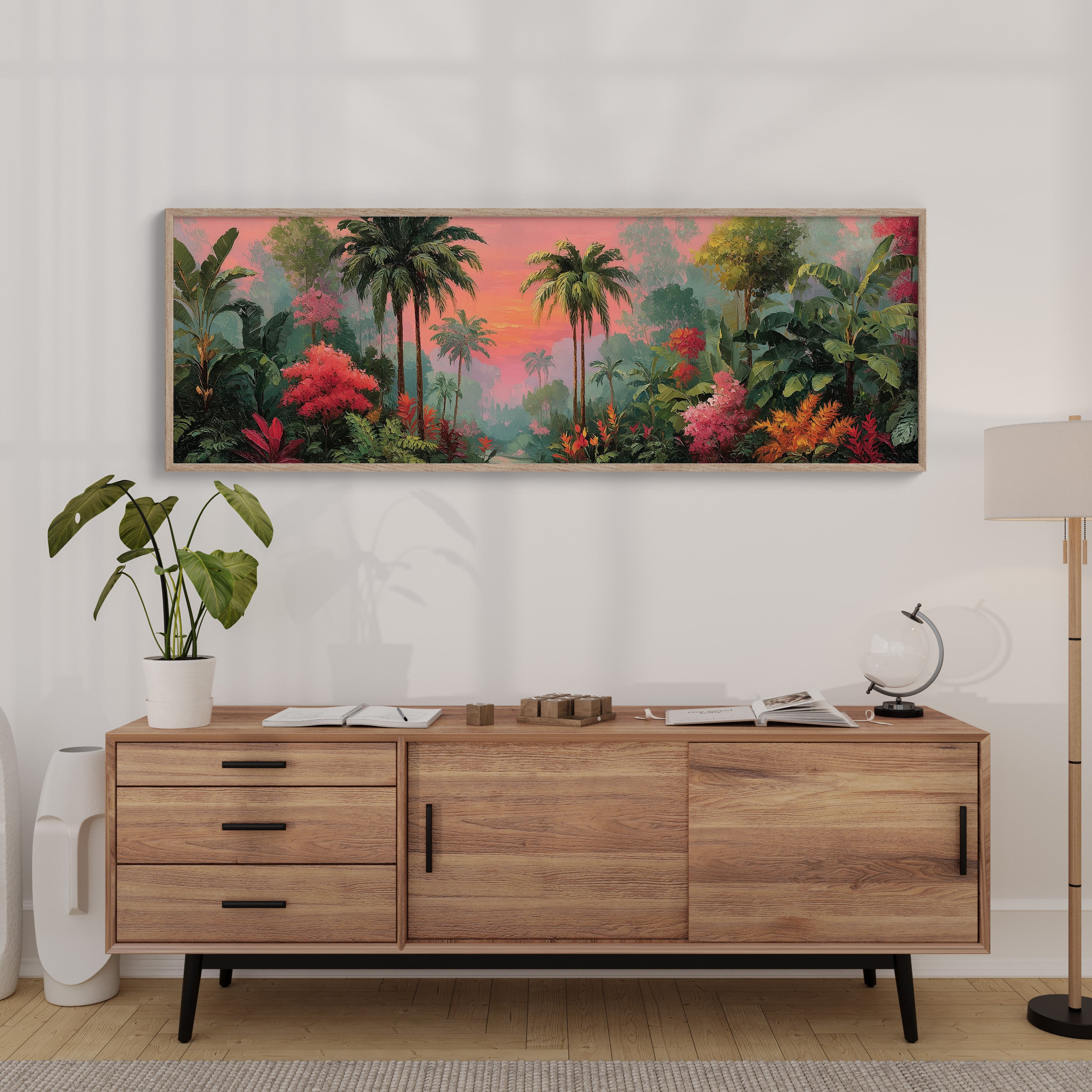 Blush Sky Tropical Haven